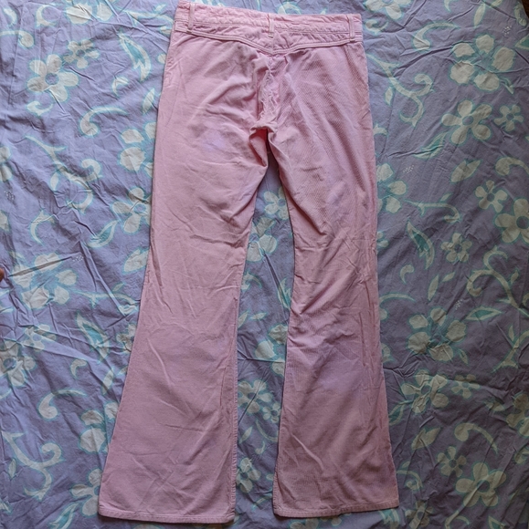 Rare Vintage Juicy Couture Jeans Low Rise Corduroy Bell Bottoms, size 29 - Picture 3 of 4